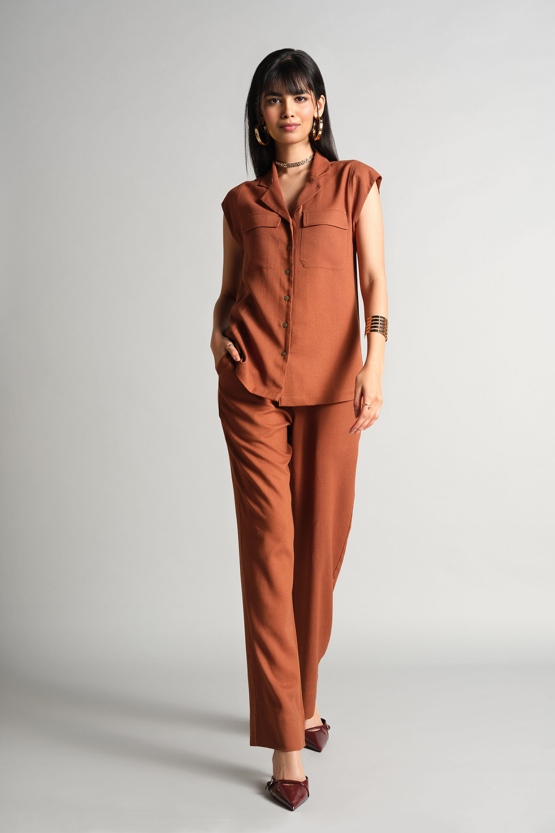 Nor Brown Co-ord, Brown, image 1